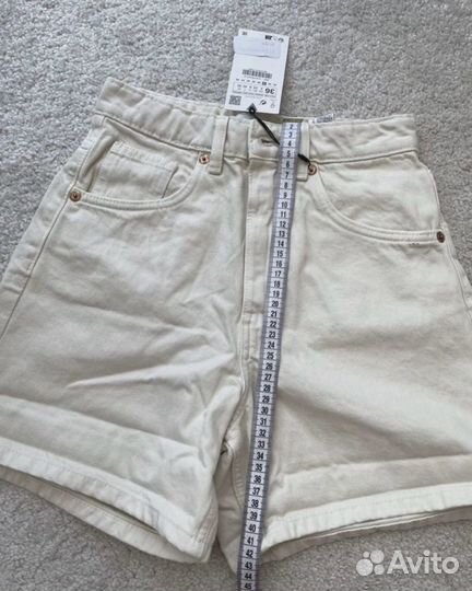 Джинсовые шорты zara S новые