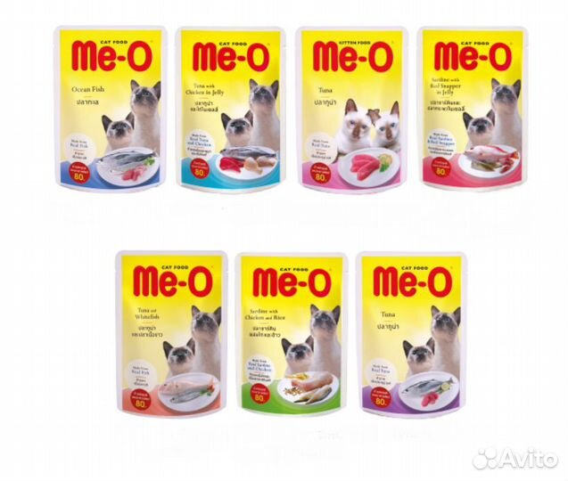 Me-O влажный корм для котят и кошек