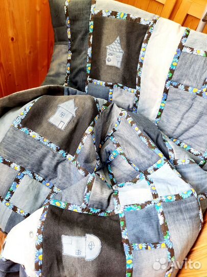 Плед покрывало одеяло лоскутное