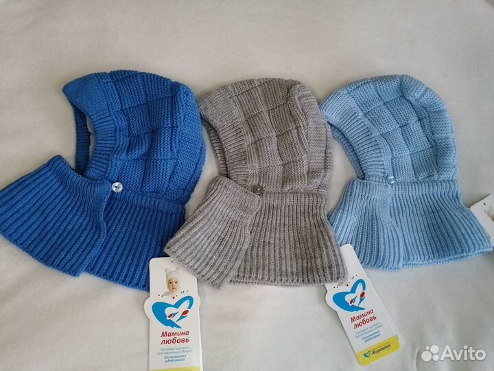 Шапка шлем журавлик 40 42 новая