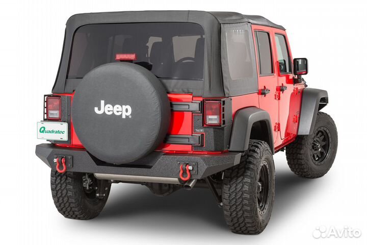Защита заднего угла Jeep Wrangler Unlimited JK