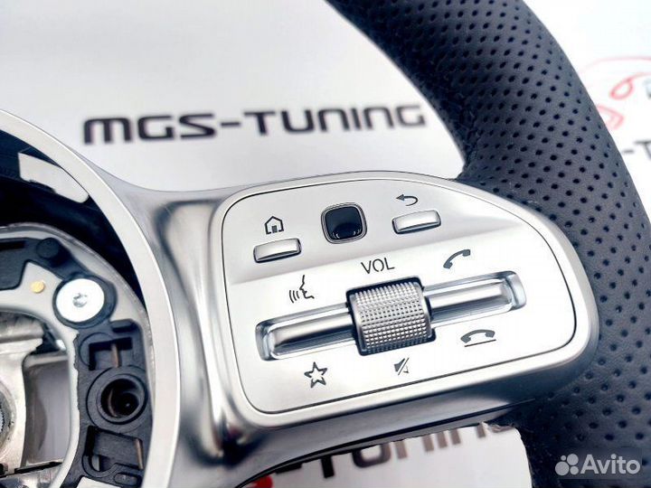 Руль Mercedes 63 AMG Edition карбон круиз контроль