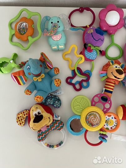 Игрушки погремушки пакетом