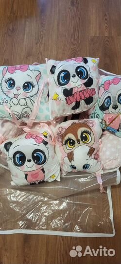 Бортики в кроватку