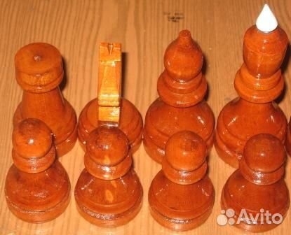 Шахматы турнирные деревянные без доски (орл)