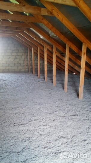 Эковата - бесшовный утеплитель для вашего дома