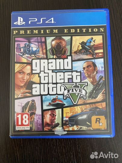 Gta 5 ps4 premium edition диск