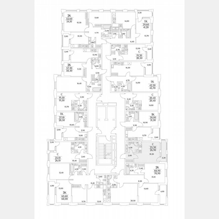 Квартира-студия, 26,9 м², 7/13 эт.