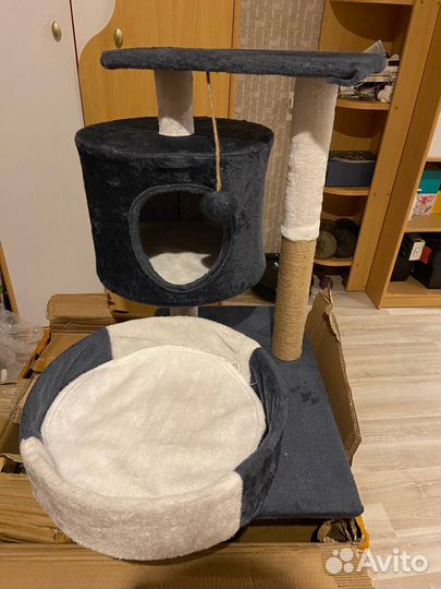 Когтеточка домик для кошки