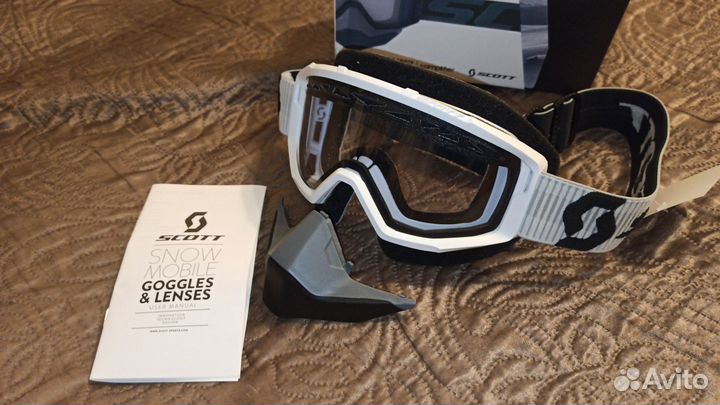 Очки снегоход квадроцикл Scott Primal MY23 Wh/Clea
