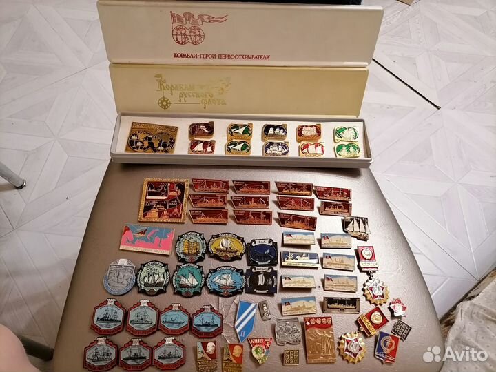 Коллекция знаков Флот Корабли