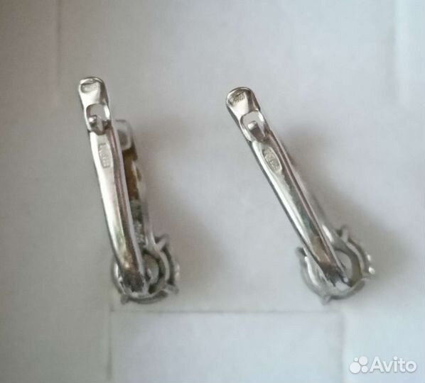 Серьги серебро 925