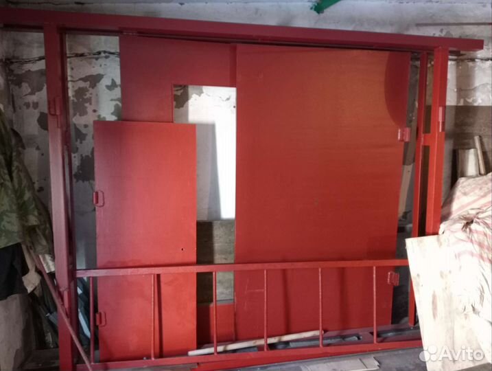 Ворота гаражные металлические