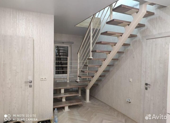 Лестница на металлокаркасе