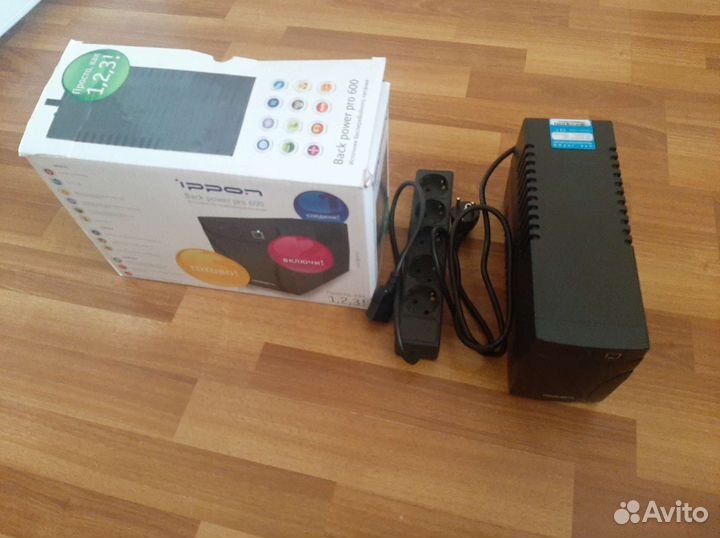 Ибп Ippon Back Power Pro New 600