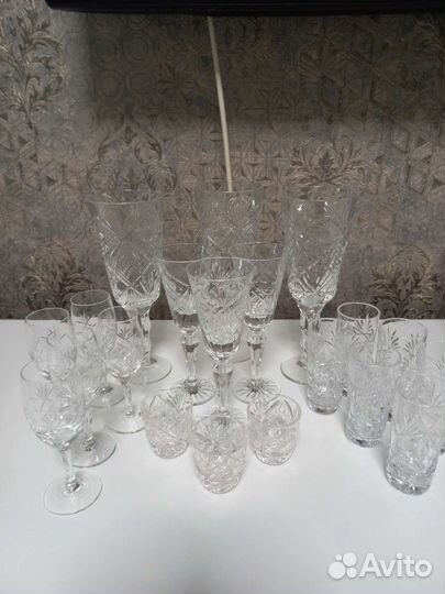 Рюмки и бокалы, хрусталь СССР