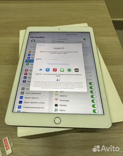 iPad Air 2 128Gb LTE Gold RU/A Акб98 Стекло Чехол