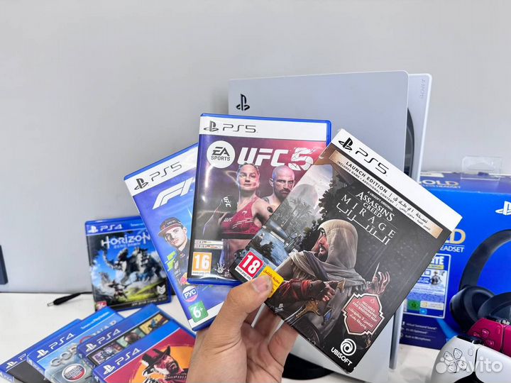 Sony playstation ps 5 ps5 c 700 играми и доставкой