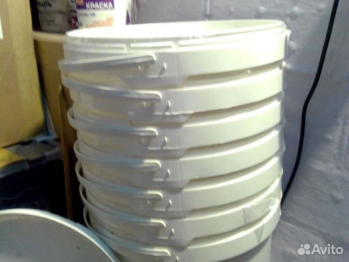 Ведра пластиковые пищевой пластик с крышкой