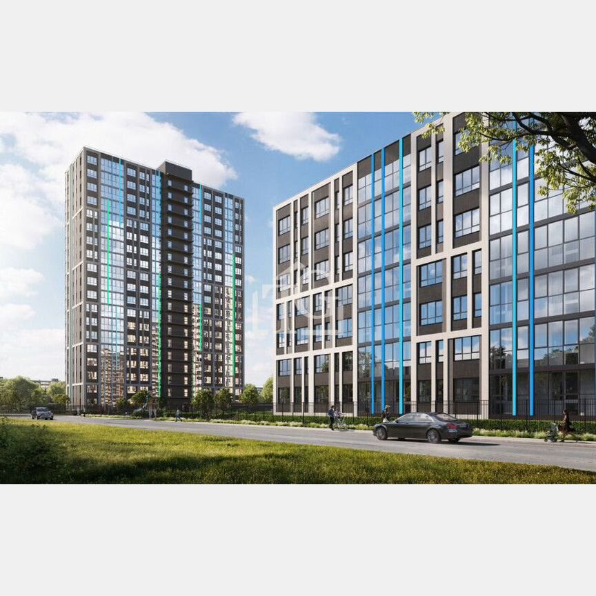 2-к. квартира, 47,8 м², 3/19 эт.