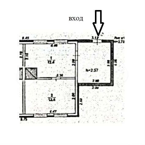 Дом 25,8 м² на участке 3 сот.