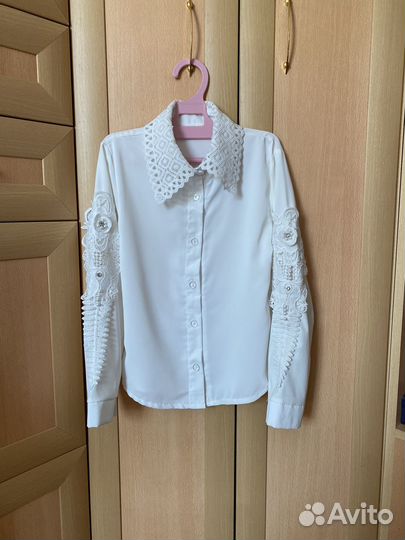 Школьная форма 122р сарафан + блузка