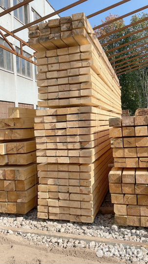 Доска обрезная 50х150х6000мм 1 сорт ГОСТ