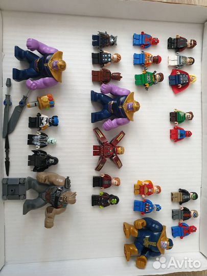 Lego наборы Marvel И DC с фигурками