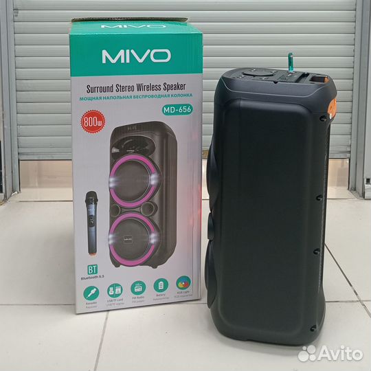 Портативная блютуз колонка 800Вт Mivo MD-656