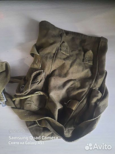 Сумка военная, для противогаза и куртка