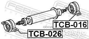 Подшипник подвесной карданного вала TCB-016 Febest