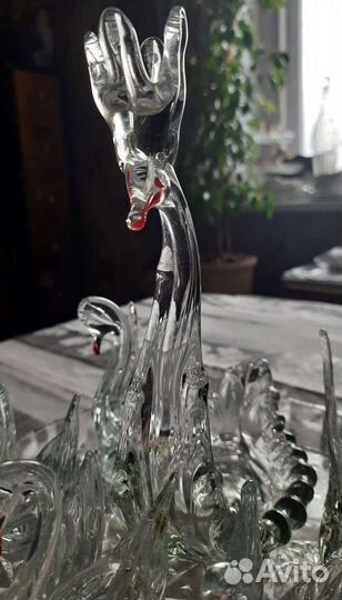 Лебедь стекло СССР