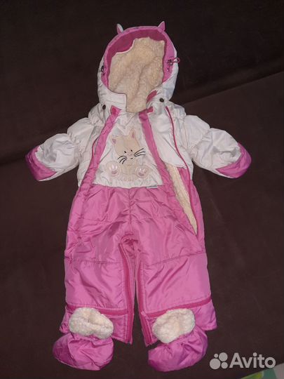 Комбинезон трансформер для девочки зимний