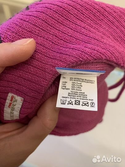 Шапка kerry finland с завязками новая шерсть