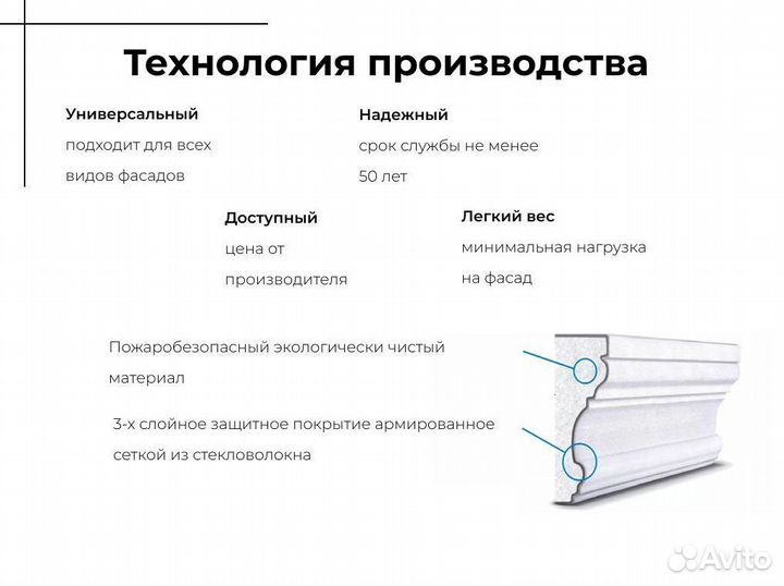 Карнизы декоративные