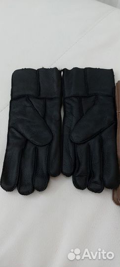 Перчатки женские дублёные натуральные
