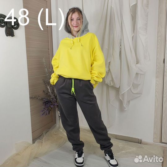 Джоггеры с флисом 7986