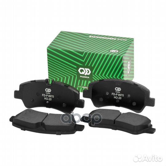 Колодки тормозные дисковые зад, прав, лев FD