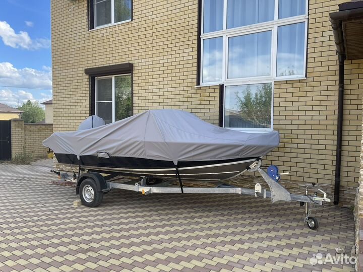 Салют 480 нео pro +tohatsu 90+ прицеп мзса