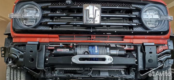 Площадка риф для лебёдки в штатный бампер tank 300