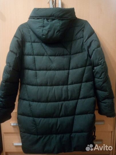 Пуховик зимний длинный женский 50 52
