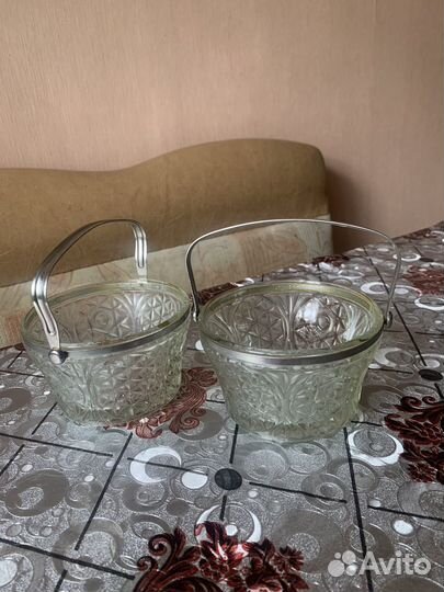 Ваза салатник с ободком