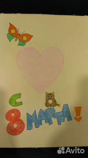 Рисунки 8 марта цветы