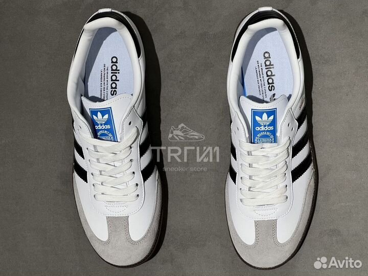 Кроссовки Adidas Samba White Black