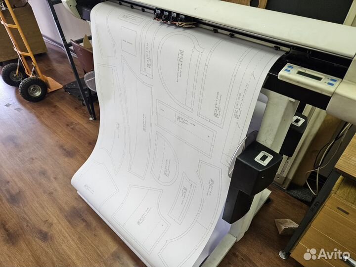 Печать, оцифровка, градация лекал