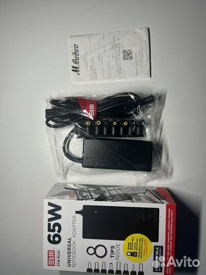 Блок питания 65Вт STM BL65 универсальный ноутбука