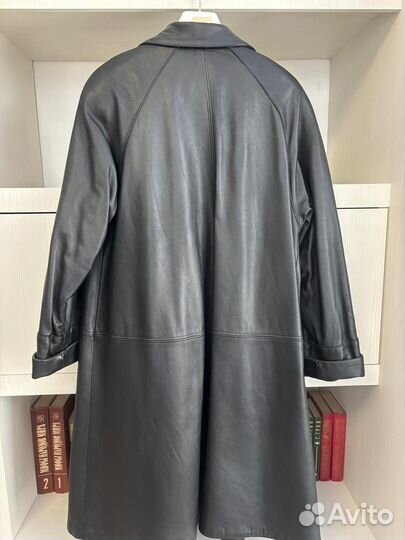 Плащ из натуральной кожи женский