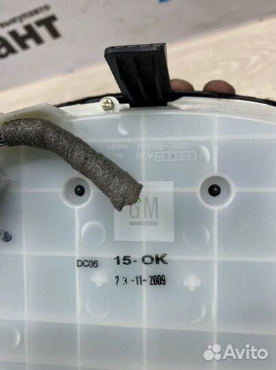 Панель приборов Opel Astra J A16XER 2010