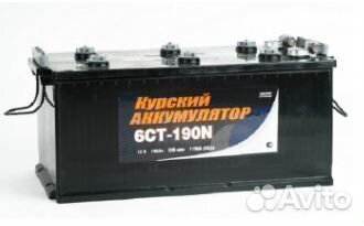Курский аккумулятор 190 Ач 1250А