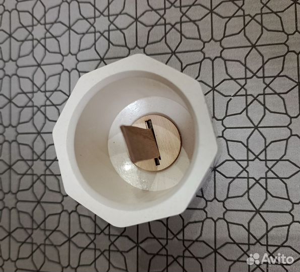 Подсвечник из гипса